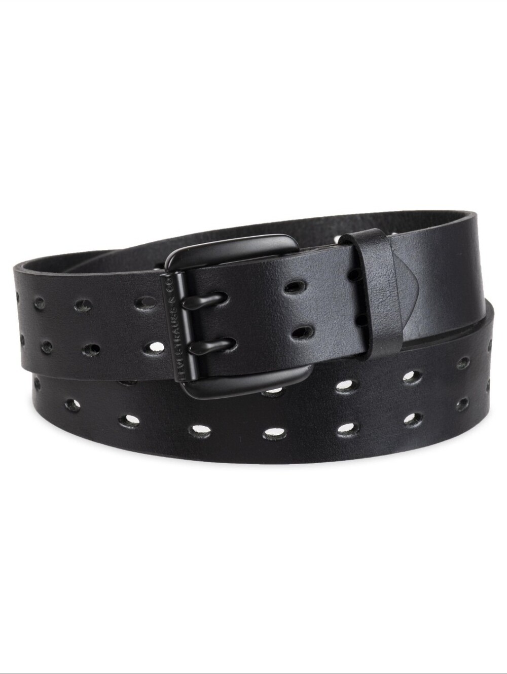 Levi's belt leather RARE black whip butter Unisex 36 collectable